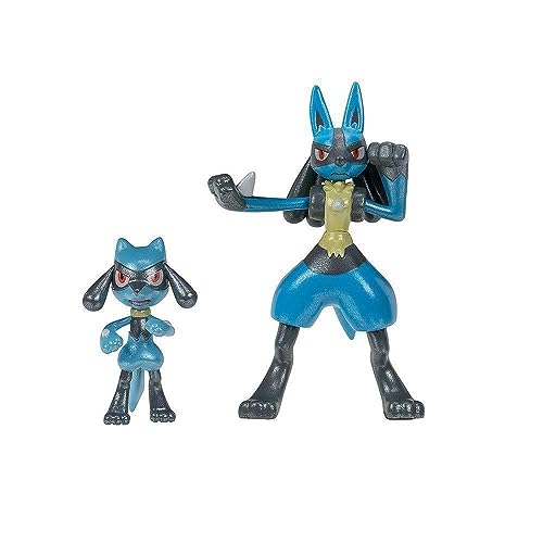 Sunny Brinquedos Pkw - Multipack Evolucao Riolu & Lucario, Modelo: 2, Cor: Multicor