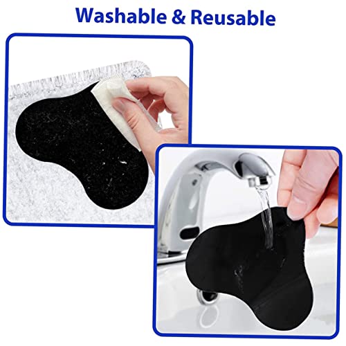 10 Pcs adesivos de carpete tapete antiderrapante Fixador de tapete tapetes de área tapete preto ades