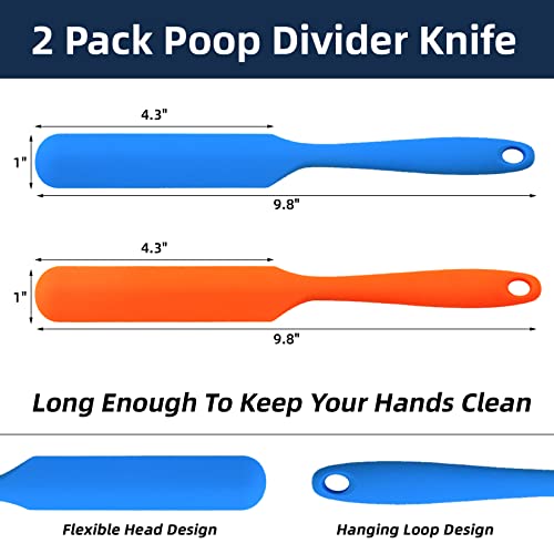 Artreeiger 2 Pack Poop Knife, Silicone Poop Cutter Knife Prank Practical Joke Toys Funny Gag Gifts For White Elephant Gift Exchange, Christmas, Anniversary, Bachelor Party, Birthdays And Special Day #TOP1