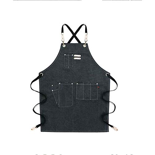 KüChenschüRze Damen Papas Denim Schürze (Farbe : 5, Größe : OneSize)