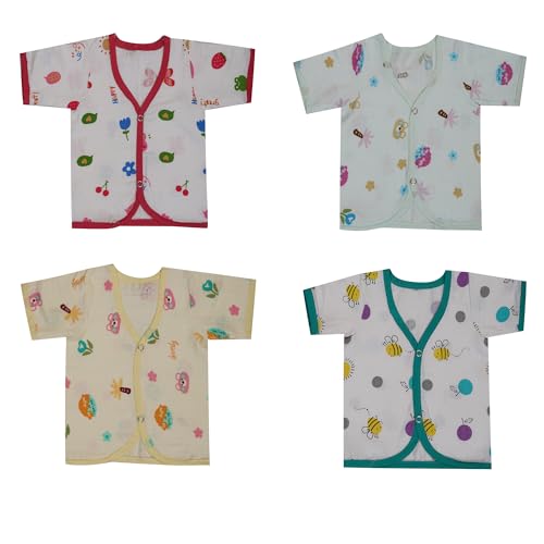 Image of V2M Cotton Jhabla New Born Baby Clothes