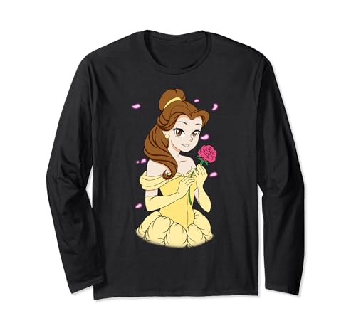 T-shirt manche longue La Belle et la Bête vêtement imprimé pop culture