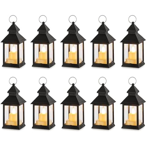 NUPTIO Halloween Decorative Candle Lanterns Set Cover