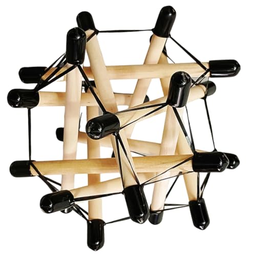 Columna vertebral Tensegrity de 12cm: modelo anatómico didáctico con pelvis