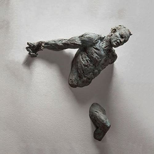 La mejor selección de Esculturas de pared los mejores 10. 50 Escalada Hombre Escultura de Pared 3D Escalada Personaje Estatua Arte de la Pared Decoración Resina Escalada en Roca Atleta Hombres Decoración Colgante de Pared,Long Jumps