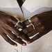 Helonley S925 Sterling Silver Birthstone Stackable Rings for Women Mother with Cubic zirconium Mom Ring Mother's Day Jewelry Gifts for Wife (Birthstone Mar., 5)