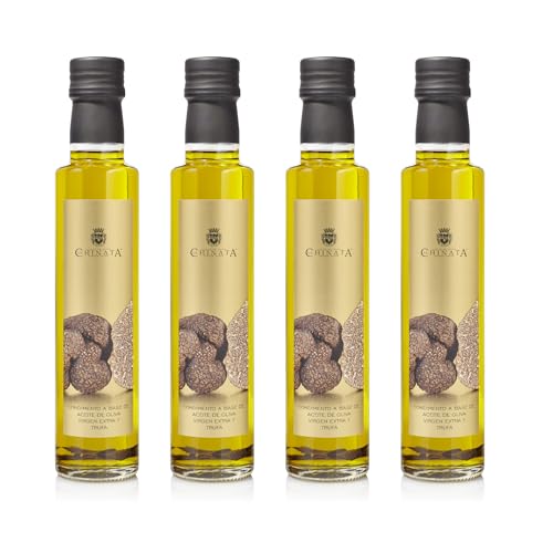 La Chinata Condimentos de Aceite de Oliva Virgen Extra Trufa (Pack de 4)