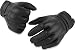 normani 1 Paar Polizei Quarzsandhandschuhe Einsatzhandschuhe aus echtem Rindsleder (XS-5XL) Farbe Dunkelschwarz Größe XL