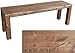 Produktbild TOTAL WOOD 2012 Gartenbank Sitzbank Holzbank parkbank terrassenmobel für Innen und Außen geeignet Nach Maß verfügbar (Classic imp) (DUNKELWALNUSS, 100X38.5X50)