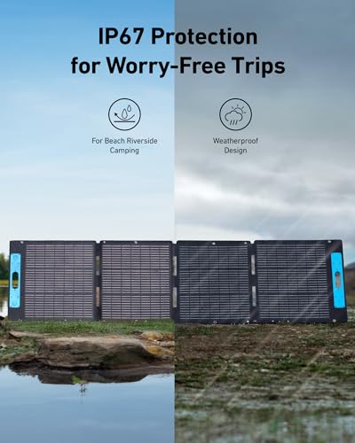 Anker SOLIX C800 Plus Portable Power Station with 200W Solar Panels, 1200W (Peak 1600W) Solar Generator with Camping Lights, 768Wh LiFePO4 Battery for Outdoor Camping, RVs, Road Trip, Power Outages - Image 8
