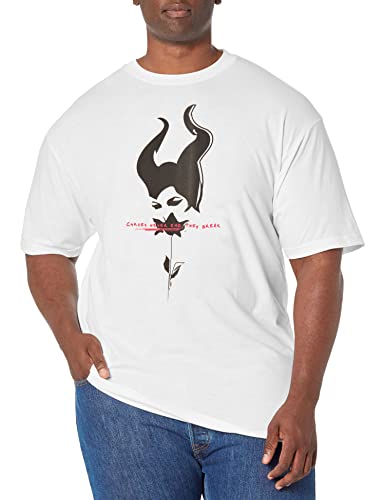 T-shirt Disney Maleficent ample blanc anti-frottement pour homme taille L