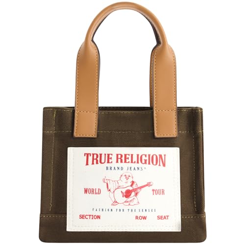 Image of True Religion Tote Bag, Women's Mini Travel Shoulder Bag with Adjustable Strap