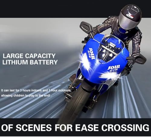 Junona Remote Control Stunt Motorcycle – 20km/h High-Speed Drift & Rotation, Off-Road One-Wheel RC Bike – Electric Toy Gift for Kids & Adults - Image 5