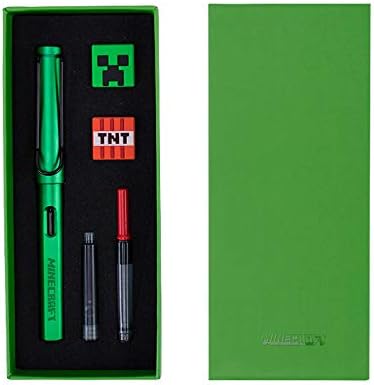 Amazon Co Jp Mine Craft クリーパー 万年筆セット マインクラフト Cs Mc 1001 文房具 オフィス用品