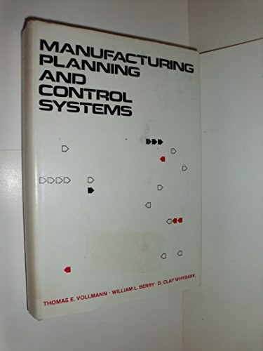 Manufacturing planning and control systems 0870944525 Book Cover