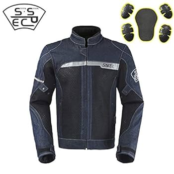 Amazon | しせい バイクジャケット デニムジャケット
