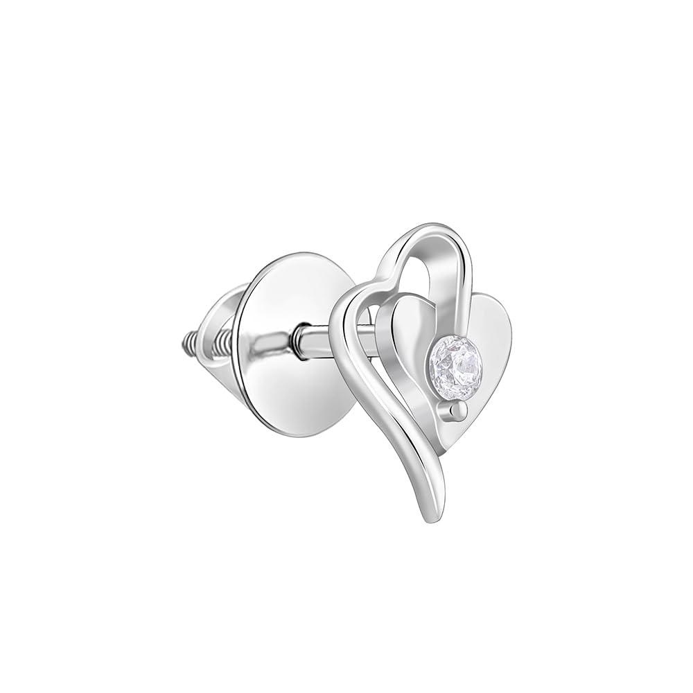 925 Silver Heart Studs| Studs to Gift Women & Girls | With Certificate of Authenticity and 925 Stamp | 6 Months Warranty-image-28