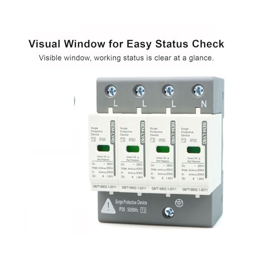 Parasurtenseur SPD efficace pour protéger la maison des surtensions 380V - 2