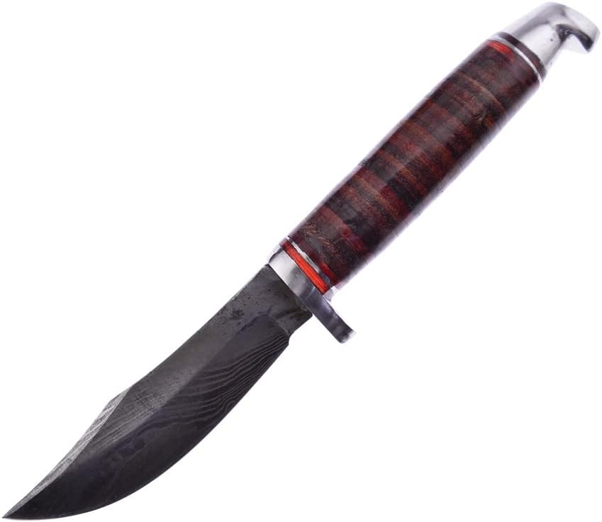 Frost Cutlery Fixed Blade Stacked Leather FWT1028D