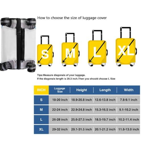 Housse élastique de valise drapeau USA Argentine : protégez vos bagages en voyage