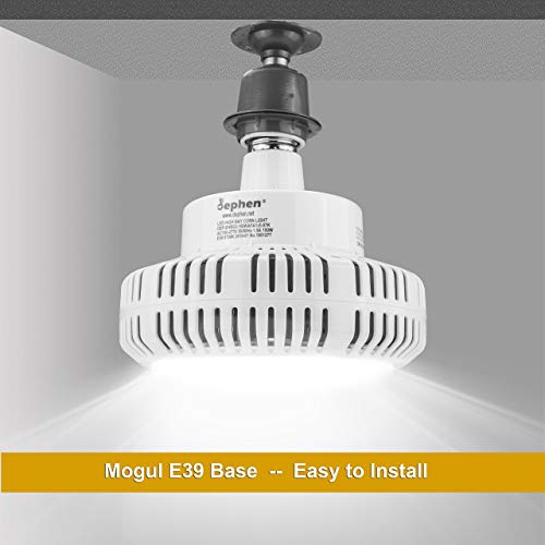 Dephen 150W High Bay Led Light Bulb, Mogul E39 Retrofit Led Bulb, 5700K Led Shop Light, 400W-600W Metal Halide/Hps/Hid Replacement For Workshop Barn Warehouse Garage Commercial Lighting #TOP5