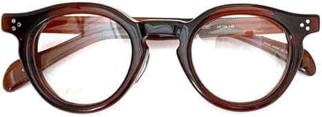 Amazon.co.jp: 銘品晴夫作 眼鏡職人の息吹を感じさせるセルロイド