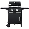 tepro Gasgrill Mayfield 2 mit 2 hochwertigen, leistungsstarken Edelstahlbrennern, verchromten Grillrosten (Rost-in-Rost-System), großer Warmhaltefläche, integriertem Thermometer im Deckel und praktischen Seitenablagen, Maße ca. 112 x 58 x 100 cm