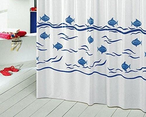 Gedy 7124063230-Tenda Skin G-Altomare Blu 180 X