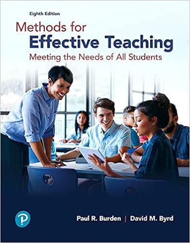 Methods for Effective Teaching: Meeting the Needs of All Students book cover