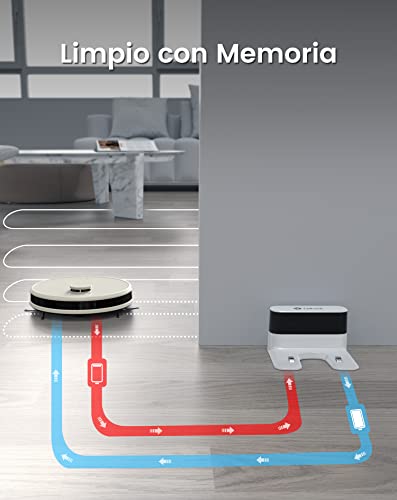 Image of Lefant M1 Robot Vacuum and Mop Combo, Precision Mapping with Lidar & dToF Sensors, Max 4001Pa Suction, Robotic Vacuum Cleaner with Sonic Mopping, WiFi /App /Alexa Control