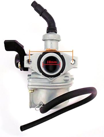 MYK Carburetor fits 4-Stroke Horizontal/Vertical engines 19mm (RH) Hand Choke ATV Go Kart Dirt Bike 50cc, 70cc, 90cc, 100cc, 110cc, 125cc