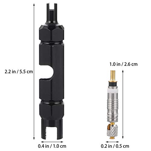 BESPORTBLE Kit de Ferramentas de Remoção de Núcleo de Válvula Conjunto de Núcleo de Válvula de Liga