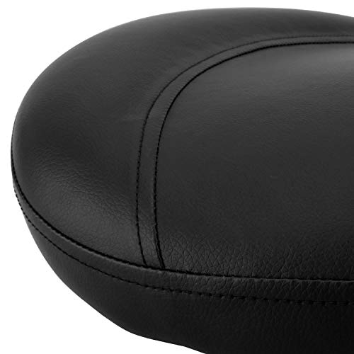 Geboor Hydraulic Saddle Stool With Wheels Rolling Adjustable Height For Clinic Dentist Spa Massage Medical Salons Studio (Black) #TOP3