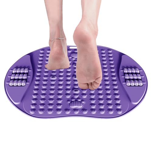 shpuuyy Alfombrilla De Puntos De Presión Para Pies | Almohadilla De Relajación Con Puntos De Presión Podal,Base Antideslizante Para Caminar y Regalo Para Compañeros, Parejas y Amigos