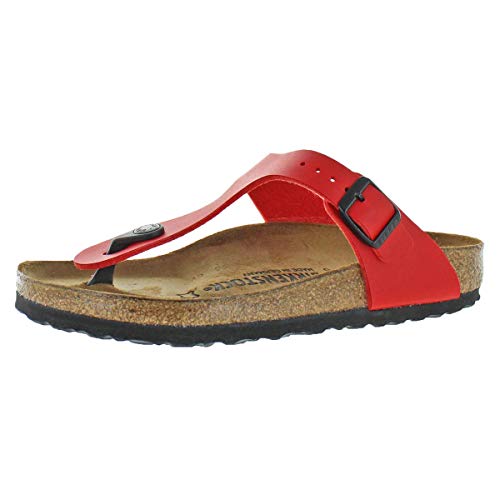 Birkenstock Gizeh Birko-Flor Sandals Size 38 Cherry