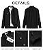 COOFANDY Men's Button Down Waffle Shirt Jacket Casual Long Sleeve Shacket Lightweight Overshirts with Flap Pockets