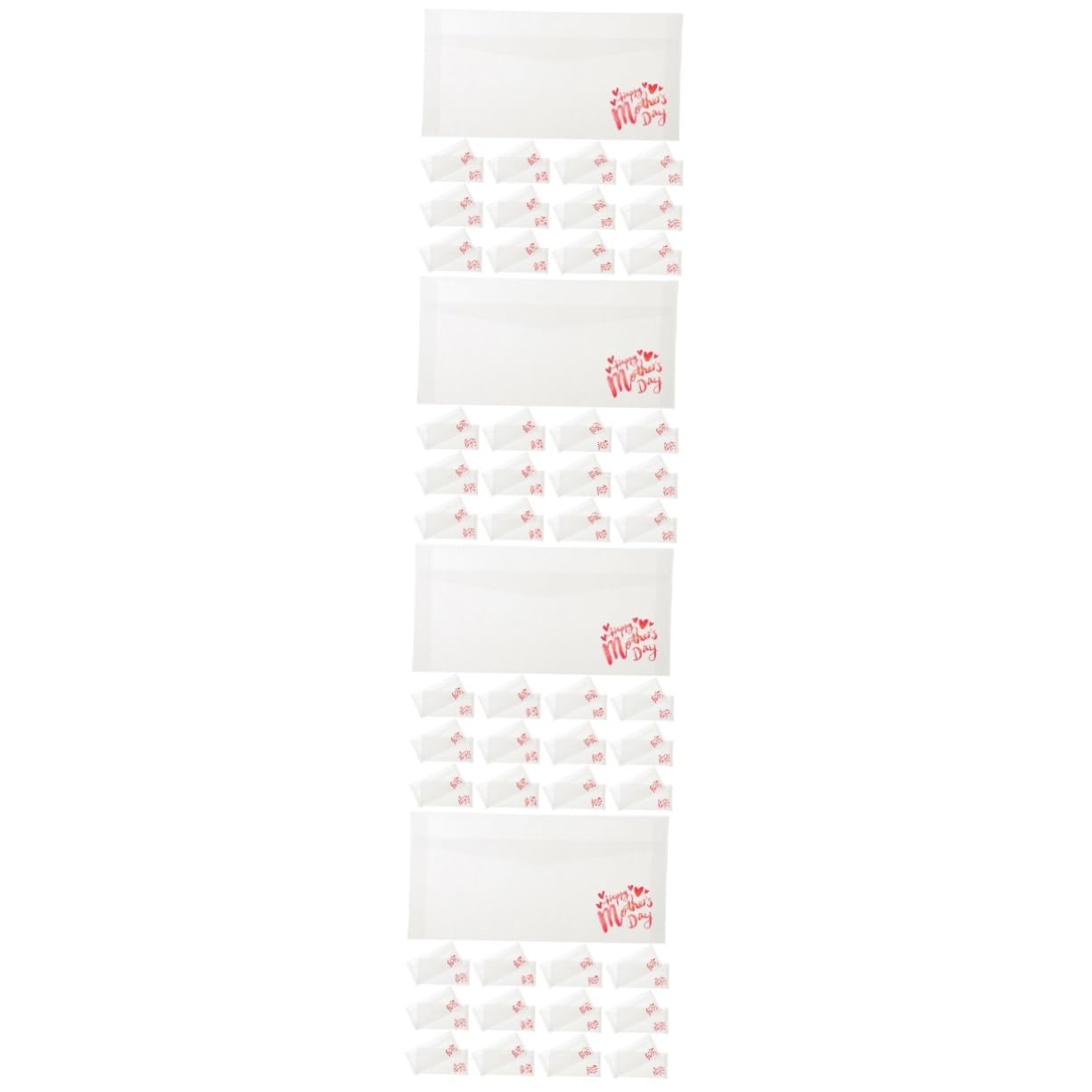 Tofficu 4 Set Busta Buste Per Biglietti Buste Colorate Card Apristelo Per Finestra Biglietti D'auguri Alla Rinfusa Di Auguri Per La Festa Della Carta Bianca 30 Pezzi * 4
