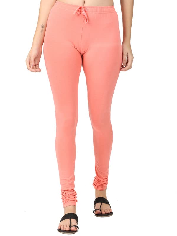 Image of Robinbosky Cotton Churidhar Leggings for Women - Stylish, Stretchable & Flattering Fit for All-Day Comfort