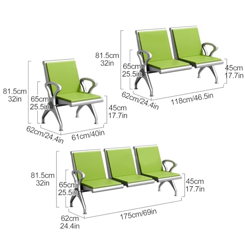 Silla de espera ergonómica para visitas en bancos y clínicas 3