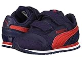 PUMA Baby Boy's ST Runner V2 Non-Leather Hook and Loop (Toddler) Peacoat/Ribbon Red 6 Toddler M