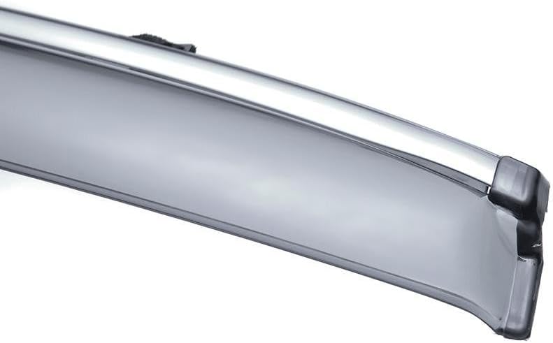 WellVisors Window Visors Wind Deflectors Compatible with Acura 2013-2018 RDX with Chrome Trim Rain Guards 3-847AC004