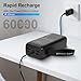 Outdoor Camping großer Kapazität PowerBank 60000mAh - 22.5W/PD20W Schnellladung, Integrierte Kabel & LED Notleuchte, 7-Geräte Simultan Aufladen für Camper, Wandern für Smartphones, Tablets usw.