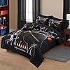 A Nice Night Comforter Set,6 Piece Bed-in-a-Bag with Comforter & Sheet Sets,Basketball Court with Sportsman Slam Dunk Printing for Kids Teen Boys,Queen #1
