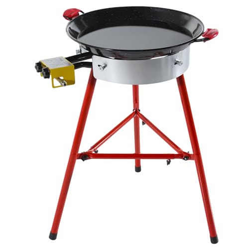 Ringg Chef Series Compact Kit with Paella Pan, Dual Gas Burners, and Stand for 12 Servings by Ringg - Used condition - Image 2