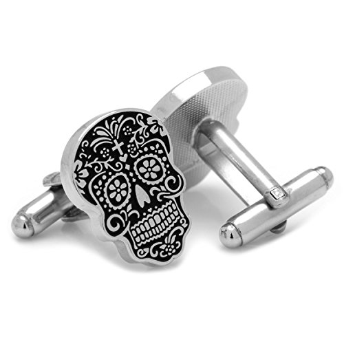 Cufflinks, Inc. Silver Day of the Dead Cufflinks2