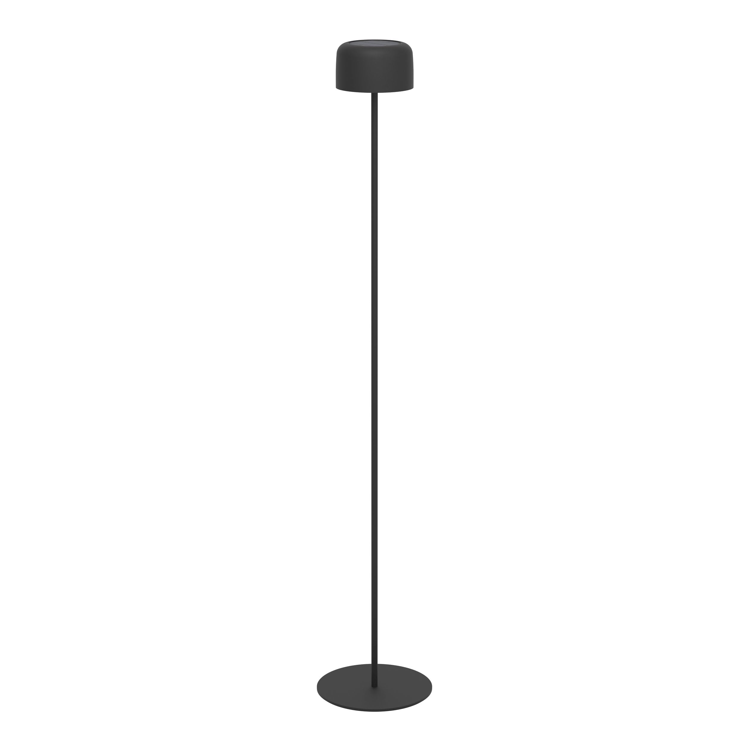 Eglo Roccanova-L Solar Led Patio Lamp, Black, Height 120 Cm