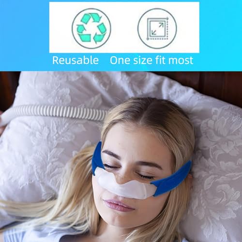 Image of 4 Pack CPAP Mask Strap Covers | Strap Comfort Pads, Compatible with Full Mask, Reduce Headgear Pressure and Cheek Red Marks, Extend Mask Strap Useful Life
