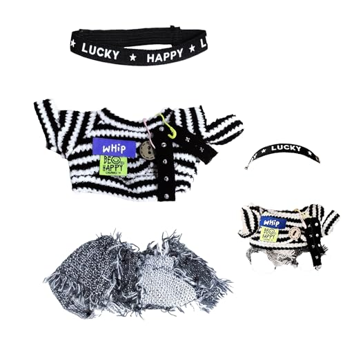 Vêtements pour tenues Labubu (sans poupée), ensemble de vêtements de poupée La Bubu de 17 cm avec accessoires, ensemble élégant pour La Boo-Boo