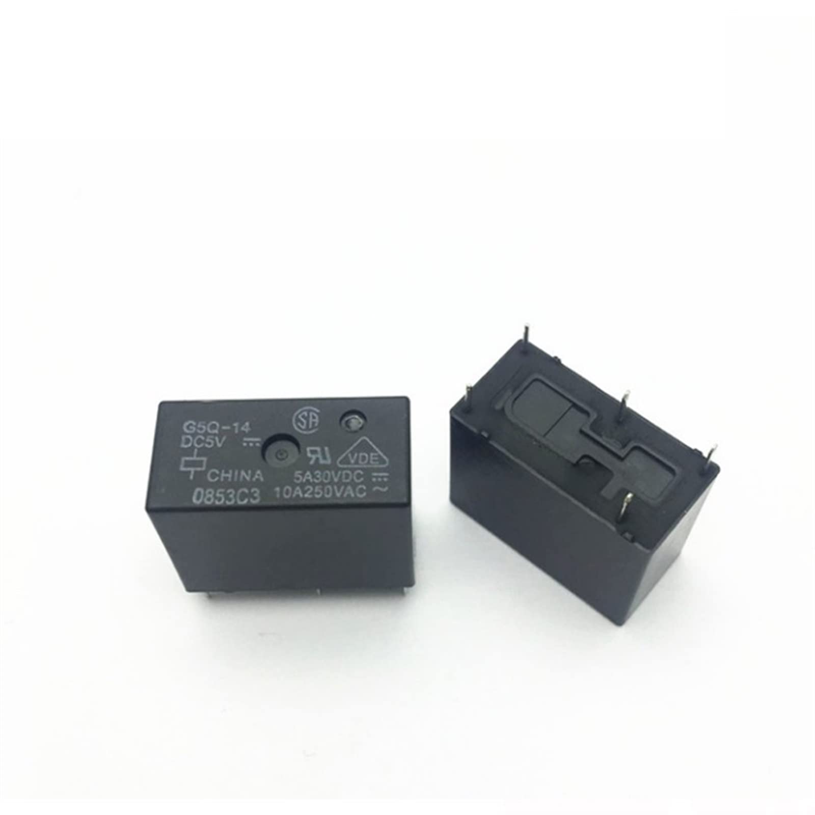 Relé G5Q-14 12V interruptor electromagnético de 5 pines para reparación de circuitos impresos