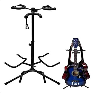 COUYY Triple Guitare Tableau réglable Guitares acoustiques universelles Stand Trépied Stand Structure Durable Structure… – Image 3